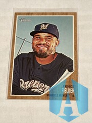 2011 Topps Heritage #445 Prince Fielder Brewers SP
